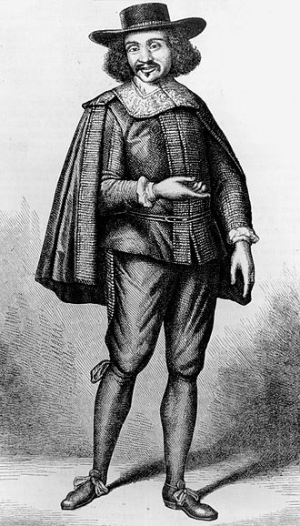Livre : Molière dans le costume d'Arnolphe de wikipédia 