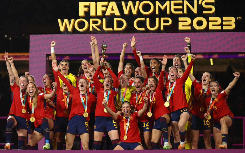 Photo de l'Équipe d'Espagne féminine de football championne du Monde